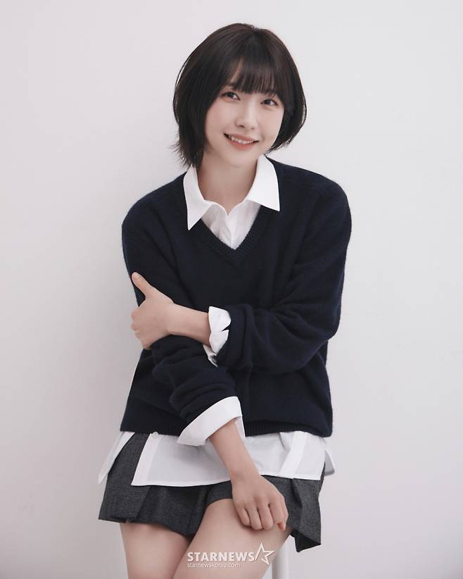 ENA '착한여자부세미'의 배우 주현영이 7일 진행된 라운드 인터뷰를 위해 포즈를 취하고 있다. /사진제공=AIMC 2025.11.07 /사진=이동훈 photoguy@