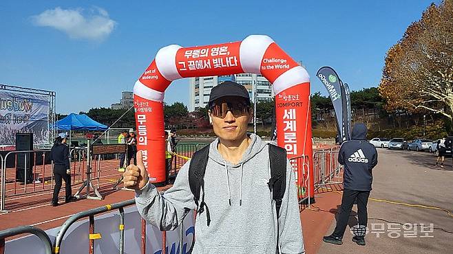 1회 무등산 구석구석 트레일런 대회에서 30km 남자부 1위를 달성한 소규석씨