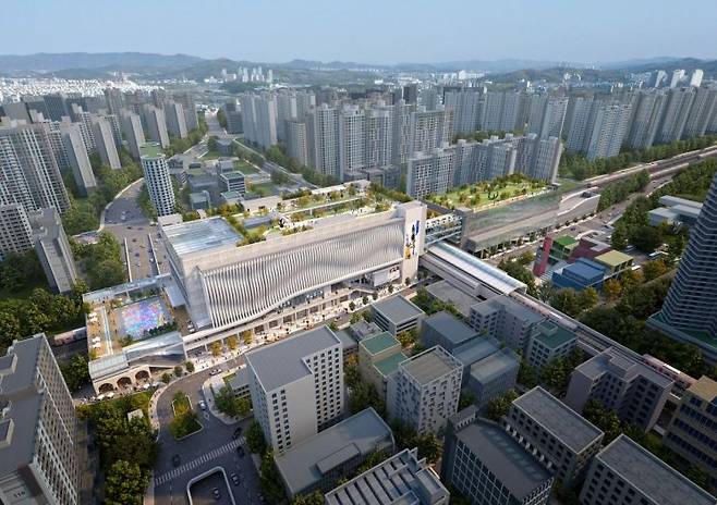 내년 3월 준공을 앞둔 창동민자역사 조감도. 도봉구 제공.
