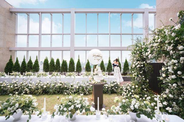 안다즈 서울 강남의 프라이빗 웨딩홀. 안다즈 서울 강남 제공