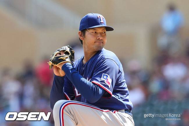 [사진] 텍사스 레인저스 시절 아리하라 코헤이. ⓒGettyimages(무단전재 및 재배포 금지)