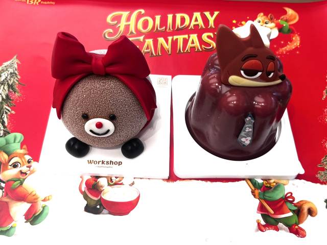 배스킨라빈스의 크리스마스 시즌 ‘쁘띠 케이크’ 신제품. 노현영 기자