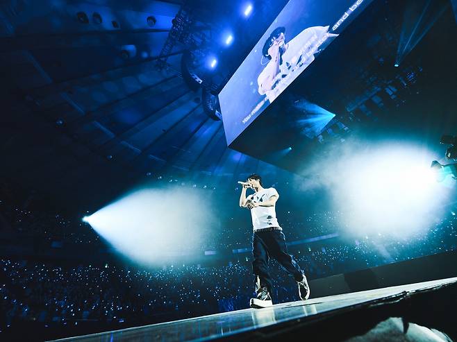 우즈의 단독 콘서트 ‘2025 우즈 프리뷰 콘서트 : 인덱스 제로(2025 WOODZ PREVIEW CONCERT : index_00)’가 30일 서울 송파구 잠실실내체육관에서 개최됐다. 이담엔터테인먼트