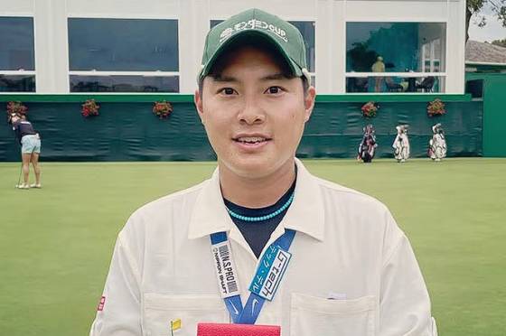 일본프로골프협회(JLPGA)로부터 9년 자격정지 징계를 받은 캐디 쿠리나가 료. /사진=쿠리나가 료 개인 사회관계망서비스(SNS) 갈무리