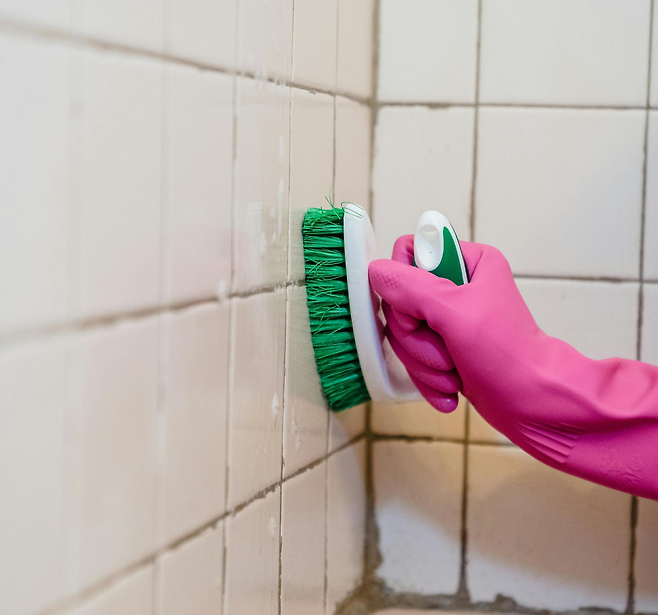 욕실 타일 청소