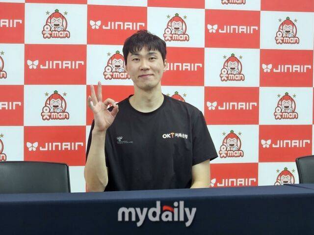 OK저축은행 전광인./부산=심혜진 기자