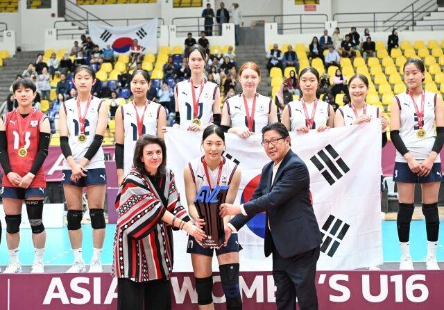 U16 여자배구대표팀./AVC