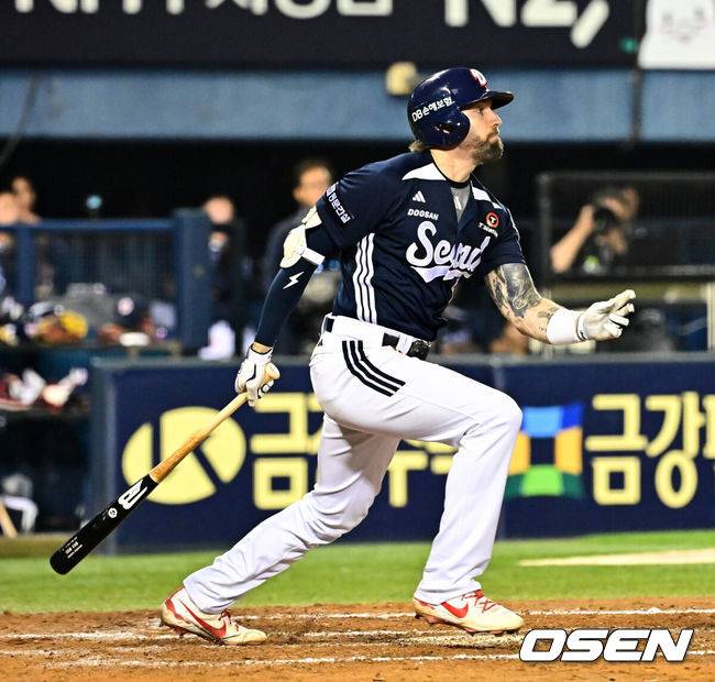 두산 베어스 시절 제이크 케이브. /OSEN DB