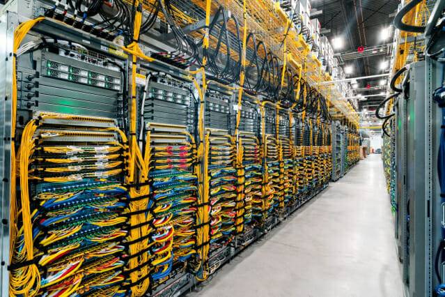 구글 7세대 TPU 아이언우드가 설치된 슈퍼포드 전경. 사진제공=구글클라우드