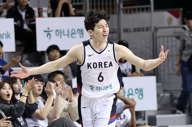 한국 농구 국가대표팀 이정현. 연합뉴스