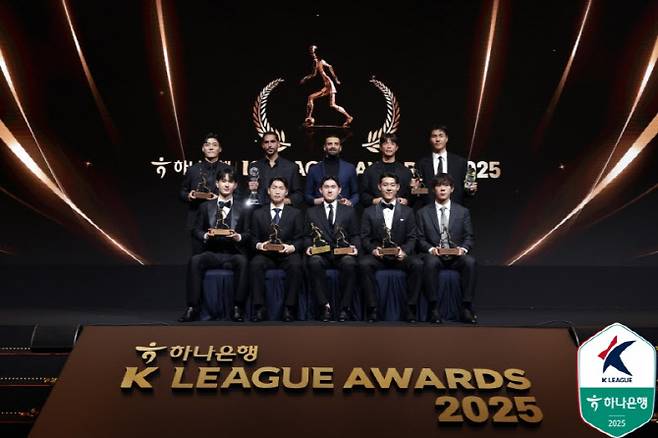 K리그1 베스트11 수상자. 사진=한국프로축구연맹