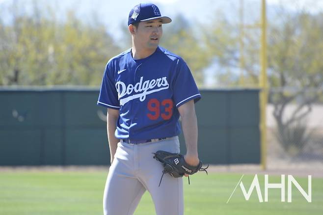 (다저스 시절의 투수 최현일)