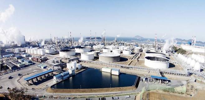 대산석유화학단지 전경.서산시 제공