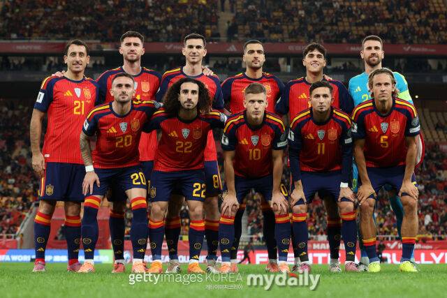 스페인 대표팀/게티이미지코리아