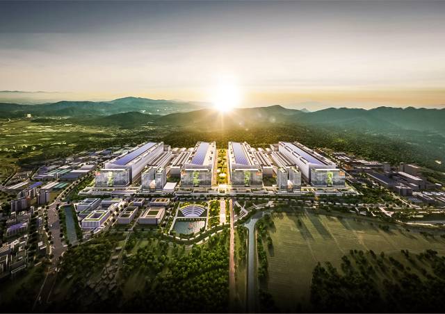 용인 반도체클러스터 조감도. 이미지 제공 = 용인시