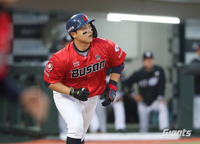 ▲ 한동희 ⓒ롯데 자이언츠