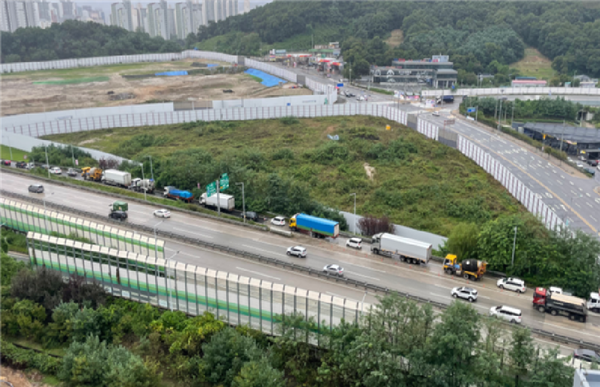 양주 옥정물류센터 2부지 현장. [사진=양주시]