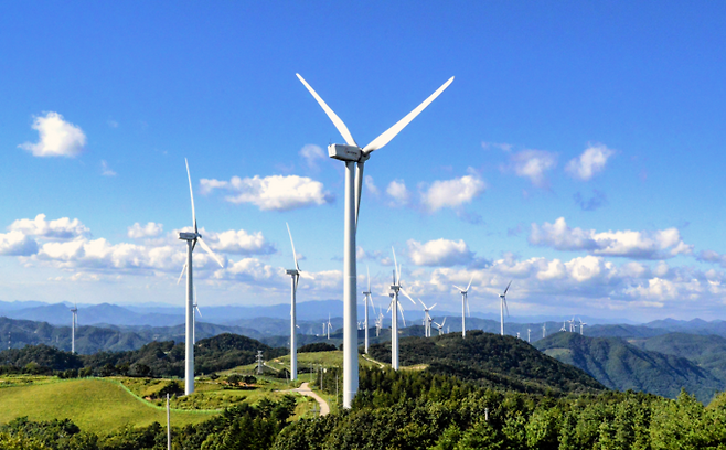 ▲ 영양 맹동산 풍력발전단지. 영양군 제공