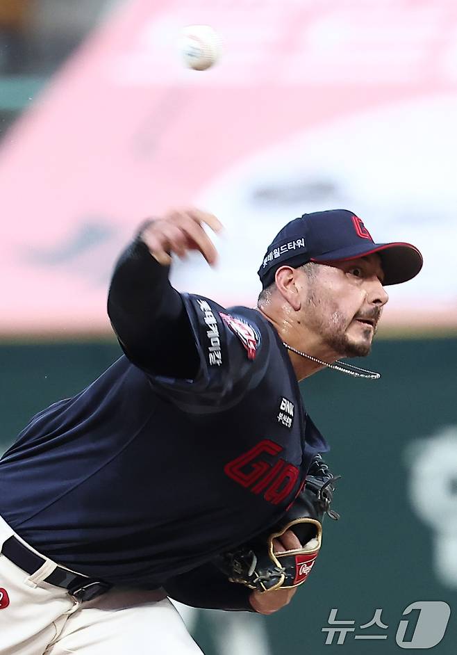 빈스 벨라스케즈는 롯데 자이언츠와 재계약에 실패했다. 2025.9.5/뉴스1 ⓒ News1 김성진 기자