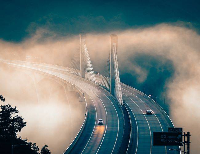 2025 도쿄 국제 사진 공모전 금상 수상작 '안개 속으로'. /김남국 작가 제공