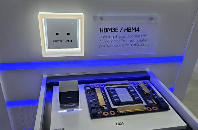 삼성전자 HBM3E 및 HBM4(사진=장경윤 기자)