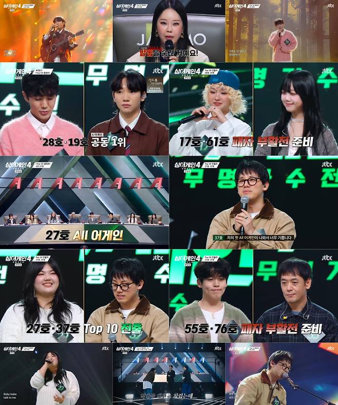 ‘싱어게인4’ TOP 10 확정 (사진=JTBC)