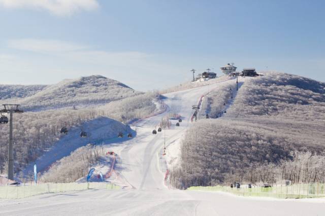 ▲ 하이원리조트 스키장 전경.