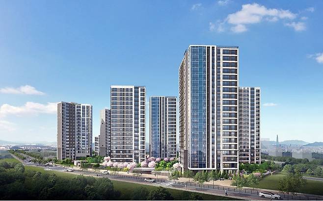 성남시 '복정역에피트' 투시도. 사진=HL디앤아이한라