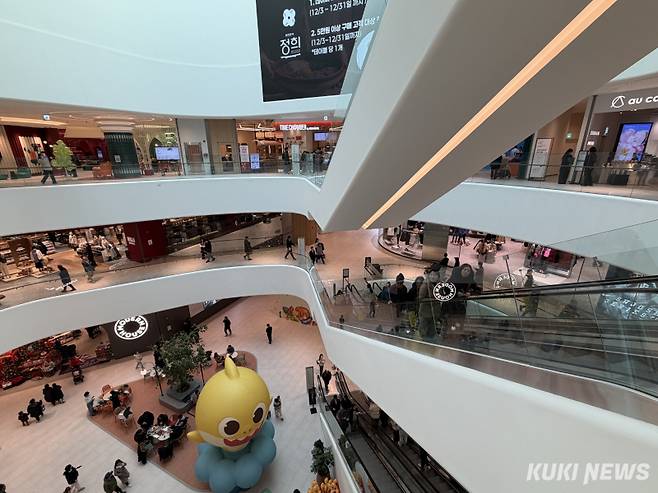 스타필드 빌리지 파주 운정점 내부 모습. 심하연 기자