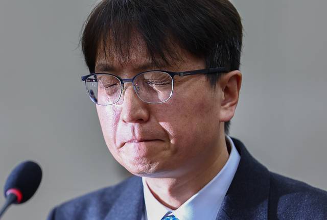 박대준 쿠팡 대표이사가 2일 오전 서울 여의도 국회에서 열린 과학기술정보방송통신위원회 전체회의에 출석해 있다. 뉴시스