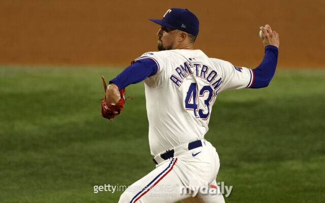 텍사스 레인저스 시절 숀 암스트롱./게티이미지코리아