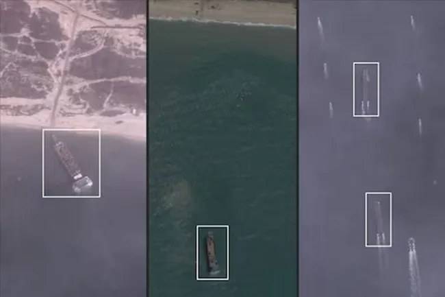 민간 선박으로 구성된 중국 그림자 해군 훈련 모습. 로이터 연합뉴스