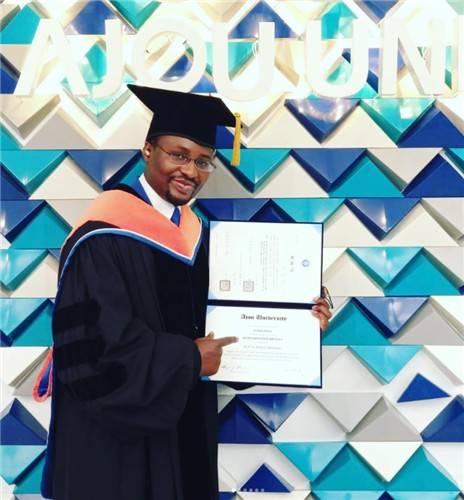 아주대서 박사 학위 받을 때의 프린스 교수 [프린스 제공. 재판매 및 DB 금지]