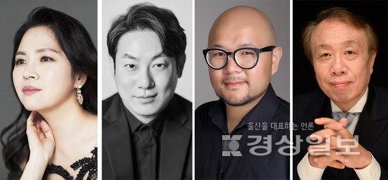▲ 소프라노 박하나, 카운터테너 장정권, 테너 김효종, 베이스 박흥우(왼쪽부터)