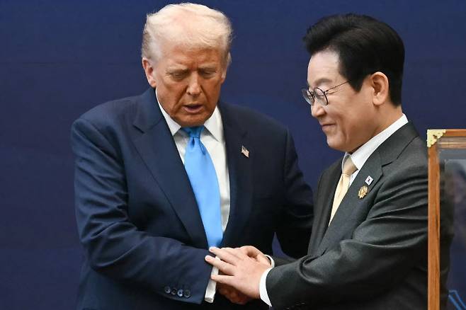 이재명 대통령(오른쪽)과 도널드 트럼프 대통령.(사진=AFP)