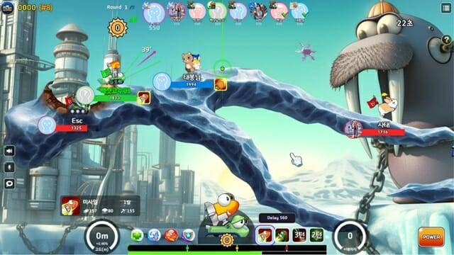 '포트리스3 블루' 3블루 모드 플레이 장면.