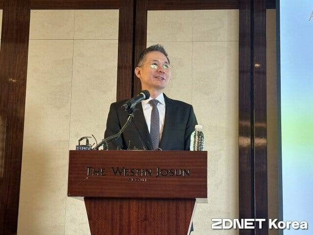 김 대표는 삼성SDS가 한국 첫 공식 파트너가 될 예정이라고 밝혔다.