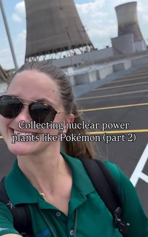 미스 아메리카 출신의 한 인플루언서(온라인 유명인)가 소셜미디어에서 스리마일섬 원전을 홍보하고 있는 영상. /인스타그램