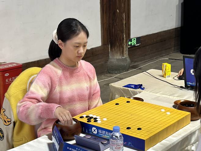 김은지 9단이 오청원배 첫 우승에 도전한다. 한국기원 제공