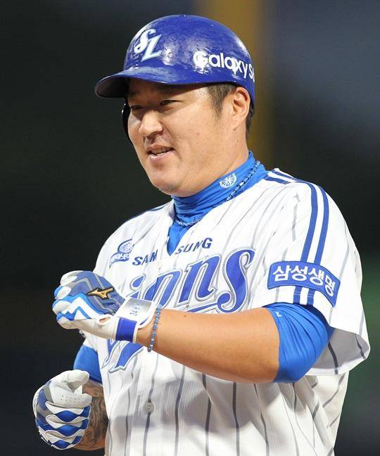 삼성 라이온즈 시절 최형우의 모습. /사진=삼성 라이온즈 제공