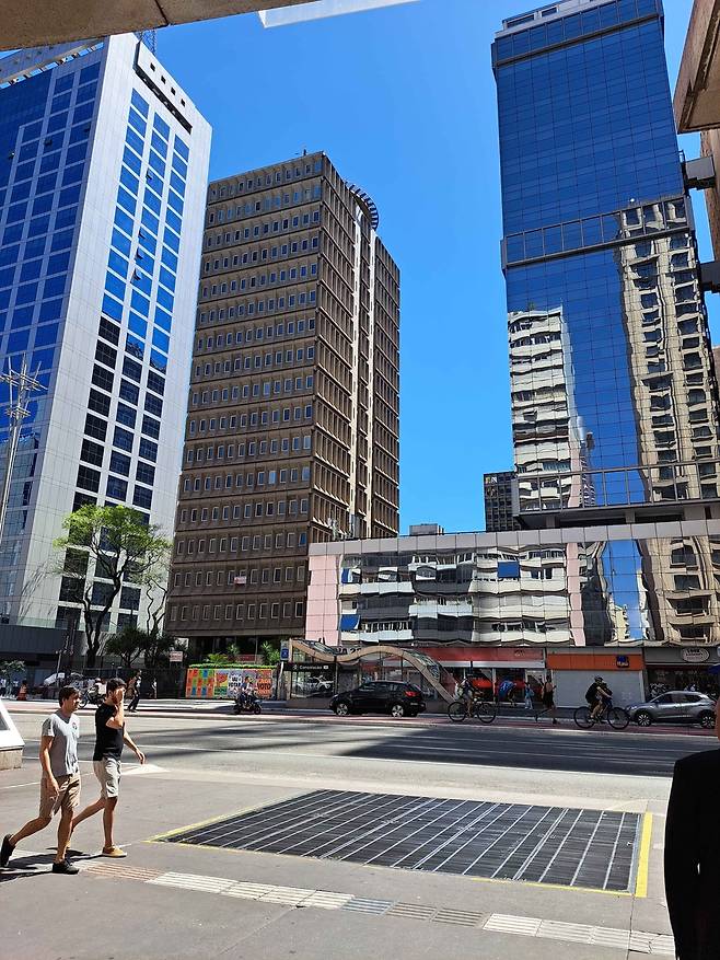 브라질 상파울루 파울리스타 대로 [촬영 이재림 특파원]