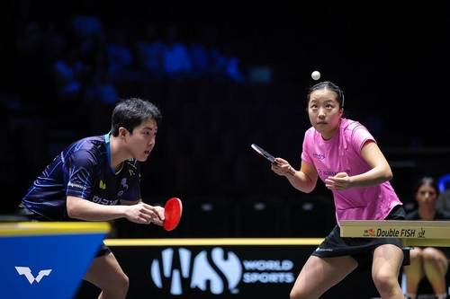 WTT 유럽 스매시에 나선 임종훈(왼쪽)과 신유빈 [WTT 인스타그램 캡처. 재판매 및 DB 금지]