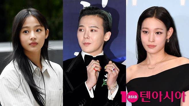 뉴진스 민지, 지드래곤, 올데이 프로젝트 애니/ 사진=텐아시아 DB