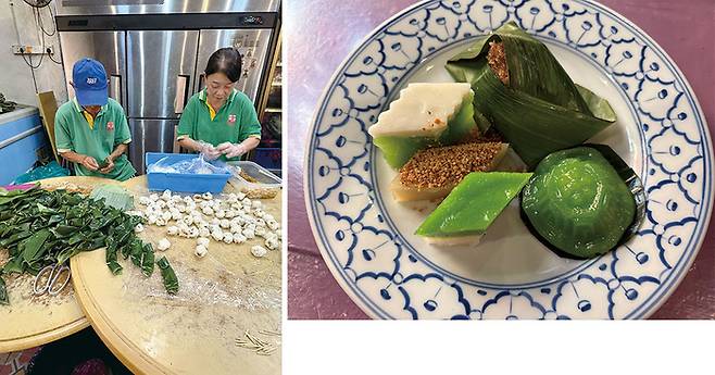 중국 이주민의 후손인 페라나칸족에서 유래한 뇨냐 요리 중 디저트