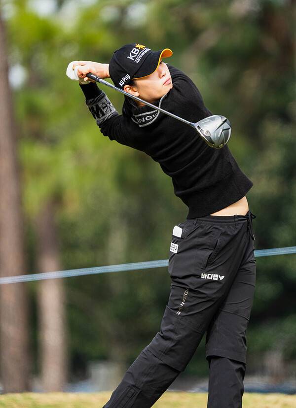 미국여자프로골프(LPGA) 투어 2026시즌 출전권이 걸린 2025 LPGA 퀄리파잉 시리즈 파이널 스테이지(Q-시리즈 최종전)에 출전한 방신실 프로가 현지에서 연습라운드를 하는 모습이다. 사진제공=LPGA 엡손투어 (사진을 무단으로 사용하지 마십시오.)