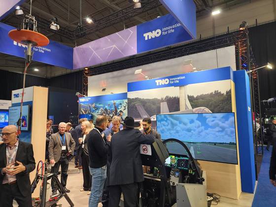 응용과학연구로 세계적인 수준을 자랑하는 TNO 부스. 최현호