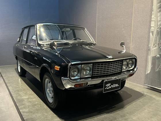 The Kia Brisa, its first mass-production passenger car, which was launched in 1974 [SARAH CHEA]
