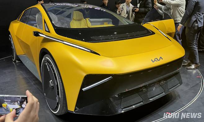 기아의 콘셉트카인 ‘비전 메타투리스모’. 김수지 기자