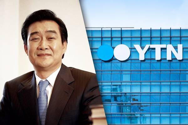 ▲유경선 유진그룹 회장(왼쪽)과 YTN 사옥.
