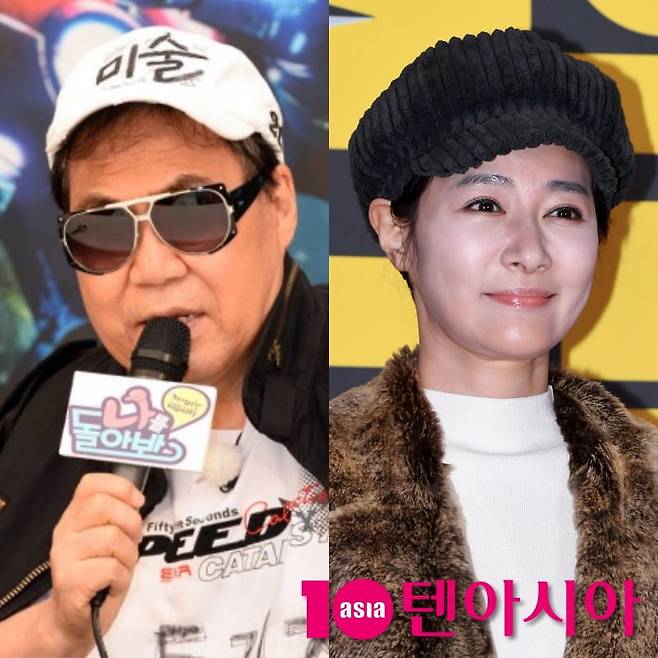 조영남-김주하/사진=텐아시아 사진DB